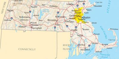 מפה של בוסטון ארה 