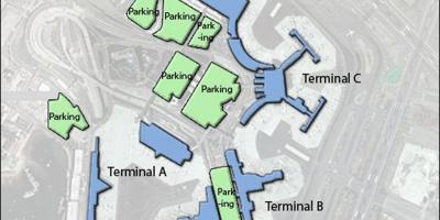 מפה של נמל התעופה של בוסטון לוגן