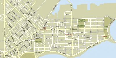מפת רחובות של בוסטון